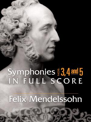 Mendelssohn's three greatest symphonies -- among the most performed and best loved in the orchestral repertoire -- are presented here in one handsome, inexpensive volume. Authoritative Breitkopf and Hartel editions.