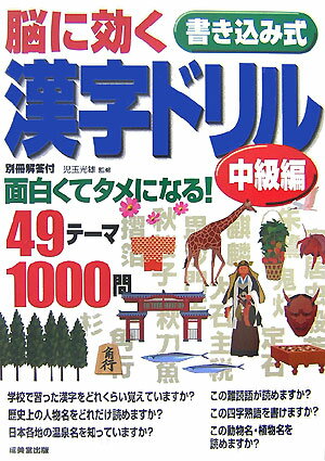 脳に効く書き込み式漢字ドリル（中級編）