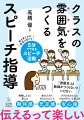 朝を変えれば教室は変わる。５分でできるスピーチ活動。「雰囲気」は教師がつくらないといけない。挑戦しようと思える期待感＋受け入れてもらえたという充足感＋クラスのみんなとつながりたいと思える安心感。伝えるって楽しい。