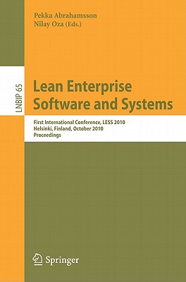 This book contains the refereed proceedings of the 1st International Conference on Lean Enterprise Software and Systems, LESS 2010, held in Helsinki, Finland, in October 2010. LESS 2010 is the first scientific conference dedicated to advance the body of knowledge for lean enterprise software and systems development. To achieve this goal, it offers a unique platform by bringing together leading researchers and industry practitioners in fact, more than 60% of the conference speakers come from industry. The 24 papers selected for this book represent a diverse range of experiences, studies, and theoretical achievements. They are organized in three tracks on Scaling Agile to Lean, Lean Product Development and Innovation, and Beyond Budgeting. The volume is completed by two invited talks and the summary of the panel on Why Agile, Why Lean.