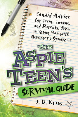 The teenage years are a time when being social is the #1 priority for kids. But for kids with Asperger's, who have acute social challenges, these years can be the most difficult, confusing time in their lives. &#160; Enter J. D. Kraus, a young man who has been there, done that! He offers practical advice to his peers so they can get the most out of middle school and high school, both academically and socially. &#160; From sensory sensitivity to awkwardness, dating to driving, he tackles it all!&#160;Parents and teachers will love seeing life through J. D.'s eyes, plus &quot;Notes to Parents&quot; sections offer great advice for caregivers and educators alike. &#160; Inside you'll find chapters on: &#160; Organization and School Transitioning Sensory Sensitivity Motor Skills and Awkwardness Stress-Management Bullying Socializing and Friendships Dating and Relationships Obsessions and Creativity And more! &#160;