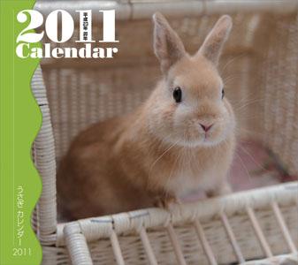 【送料無料】ウサギカレンダー 2011