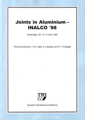 The proceedings of the 7th INALCO conference which was held at TWI, Cambridge in April 1998. Over 40 papers were presented at the following sessions: Welding and brazing processes; Bonding and mechanically fastened joints; Friction stir welding; Static performance of welded joints; Distortion and residual stress; Fatigue performance of welded joints; Design and applications.