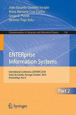 This book constitutes the proceedings of the International Conference on ENTERprise information systems, held Viana do Castelo, Portugal, in October 2010.