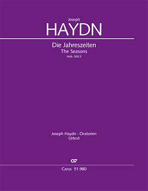 【輸入楽譜】ハイドン, Franz Joseph: オラトリオ「四季」 Hob.XXI/3/Urtext/Ed. Herttrich: 指揮者用大型スコア