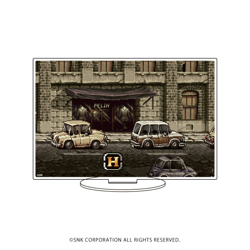 キャラアクリルフィギュア「メタルスラッグX」02/背景デザイン(公式イラスト)【グッズ】