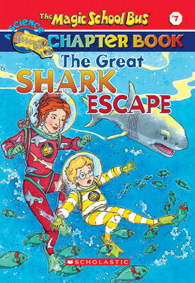 Hi, I'm Arnold. I'm one of the kids in Ms. Frizzle's class. I knew we were in deep when Ms. Frizzle announced our unit on ocean life, and I was right. On our field trip, we ended up underwater and face-to-face with all kinds of sharks, from great whites to goblin sharks. Then, when things got scary and we were really swimming in trouble, you'd never guess who helped us make the GREAT SHARK ESCAPE!
