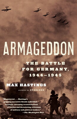 In September 1944, the Allies believed that Hitler's army was beaten and expected the bloodshed to end by Christmas. Yet a series of mistakes and setbacks, including the Battle of the Bulge, drastically altered this timetable and led to eight more months of brutal fighting. 
With Armageddon," the eminent military historian Max Hastings gives us memorable accounts of the great battles and captures their human impact on soldiers and civilians. He tells the story of both the Eastern and Western Fronts, raising provocative questions and offering vivid portraits of the great leaders. This rousing and revelatory chronicle brings to life the crucial final months of the twentieth century's greatest global conflict.