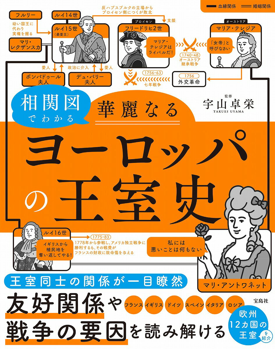 相関図でわかる華麗なるヨーロッパの王室史 [ 宇山 卓栄 ]