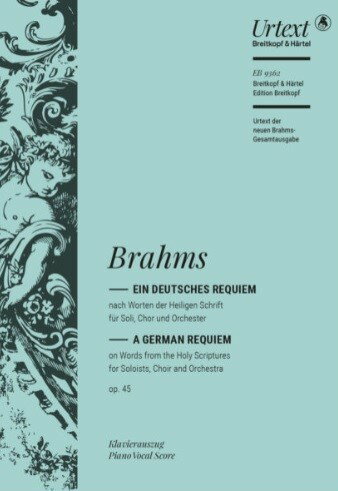 【輸入楽譜】ブラームス, Johannes: ドイツ・レクイエム Op.45(独語)/原典版/新ブラームス全集版/Musgrave & Struck編