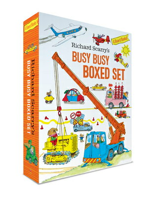 Richard Scarry 039 s Busy Busy Boxed Set: Busy Busy Airport Busy Busy Cars and Trucks Busy Busy Constr RICHARD SCARRYS BUSY BUSY BOXE （Richard Scarry 039 s Busy Busy Board Books） Richard Scarry