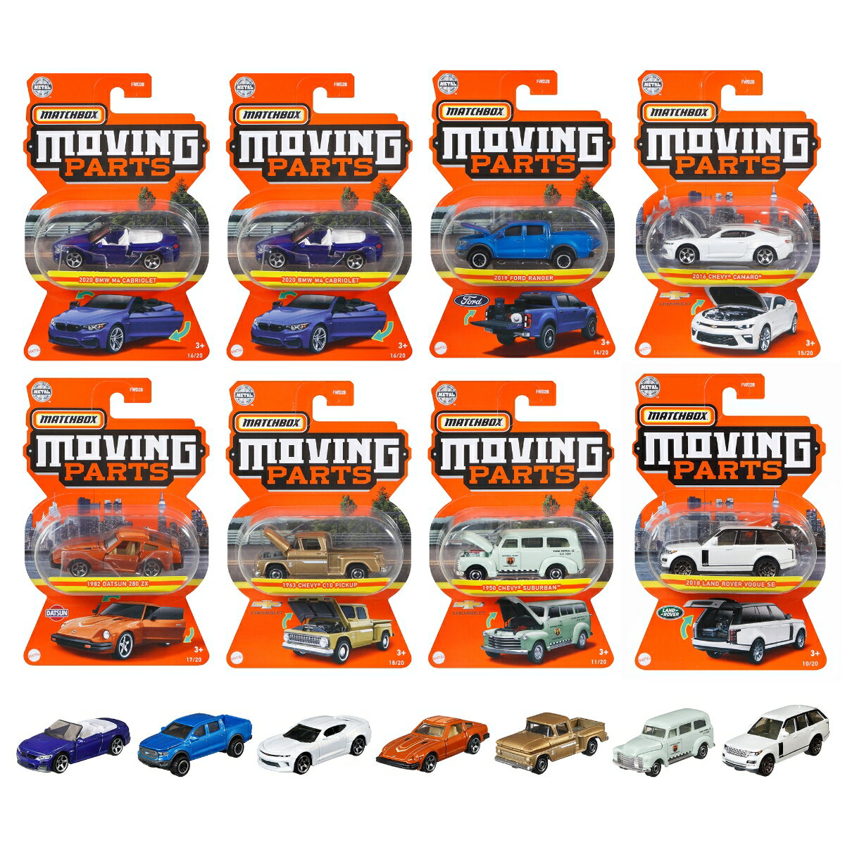 マッチボックス(Matchbox) ムービングパーツ アソート FWD28-986Lの画像