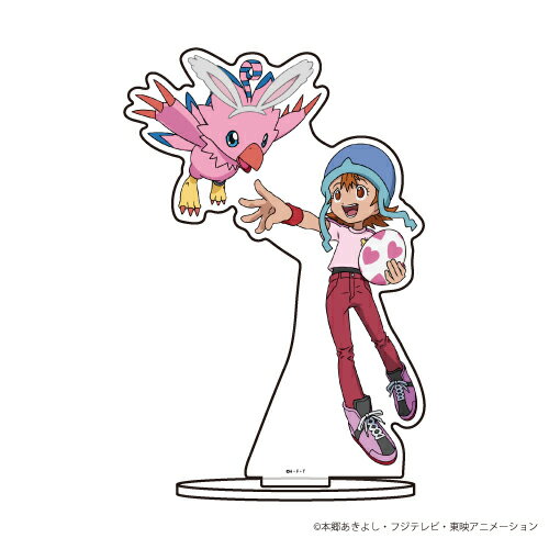 キャラアクリルフィギュア「デジモンアドベンチャー:」04/武之内空&ピヨモン イースターver.(描き下ろし)【グッズ】
