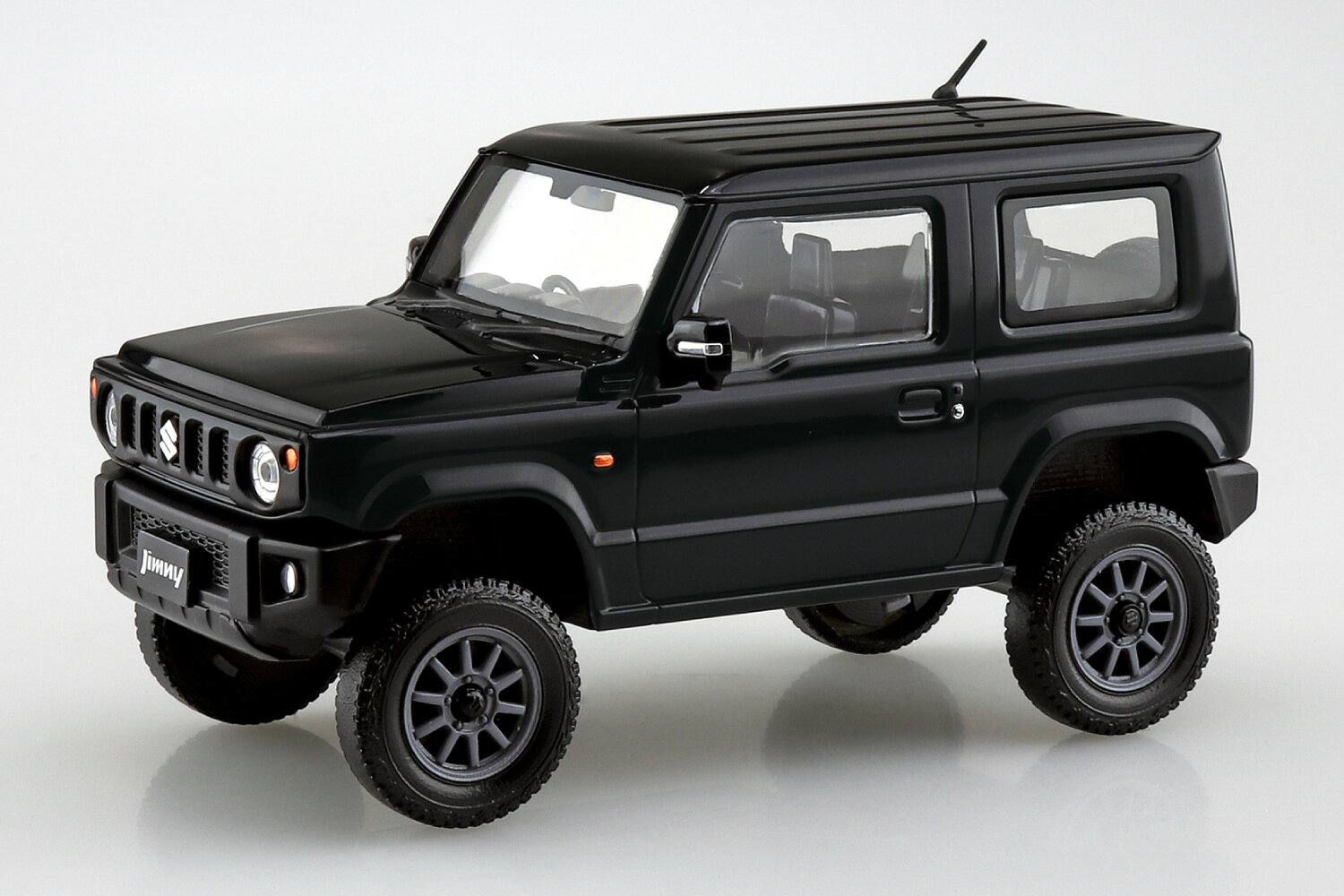 楽プラ スナップキット 1/32 スズキ JB64 ジムニー カスタムホイール（ブルーイッシュブラックパール3） 【09CU-BB】 (プラモデル)
