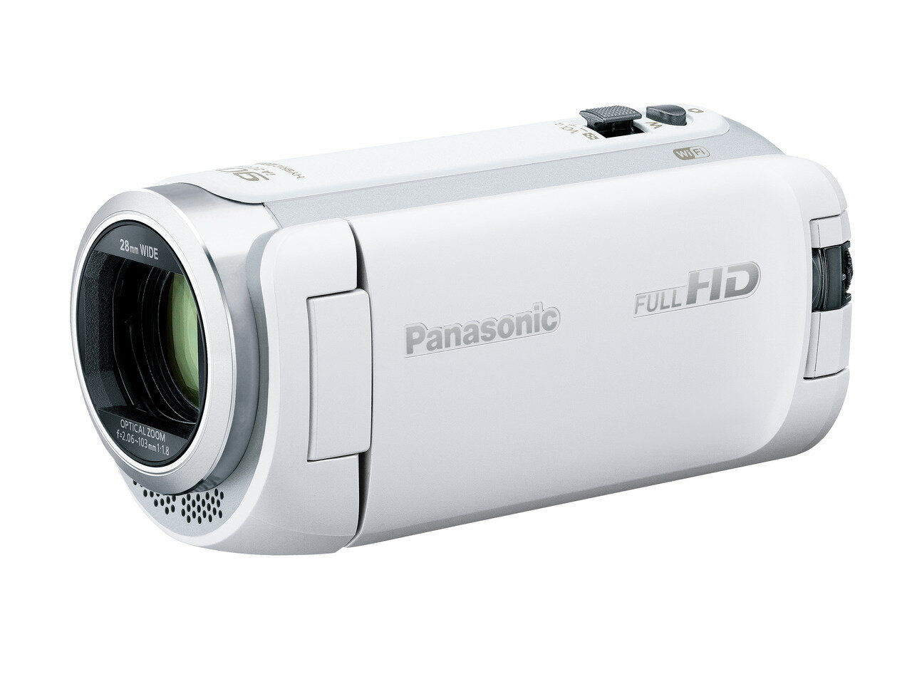Panasonic デジタルハイビジョンビデオカメラ（ホワイト） HC-W590MS-W