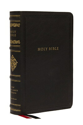 NKJV Large Print Reference Bible, Black Leathersoft, Red Letter, Comfort Print, Thumb Indexed (Sover NKJV LP REF BIBLE BLACK LEATHE [ Thomas Nelson ]