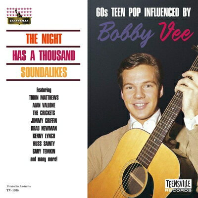 【輸入盤】Night Has A Thousand Soundalikes (60s Teen Pop Influenced By Bobby Vee)