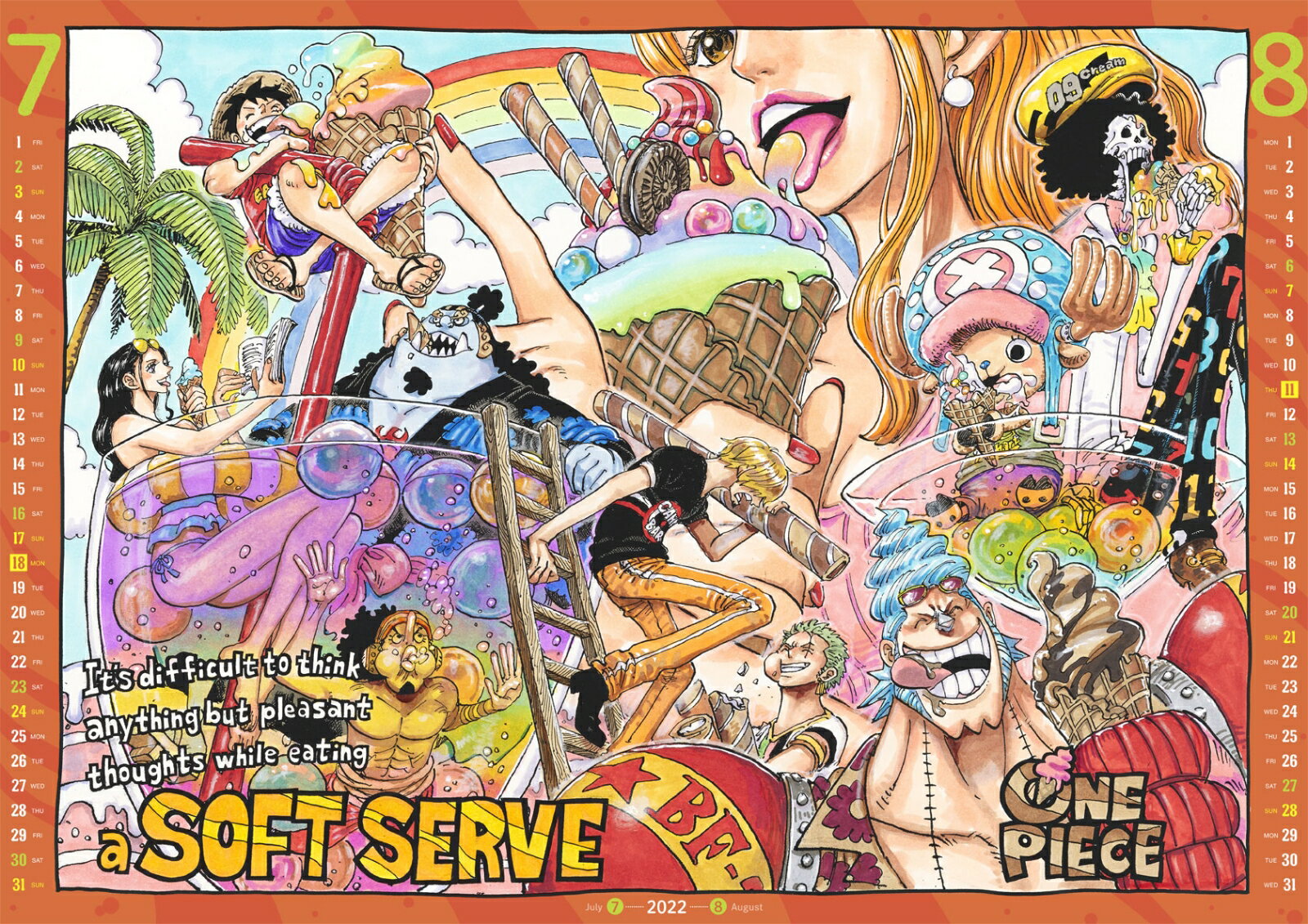 『ONE PIECE』コミックカレンダー（特製スケジュール帳付き）2022