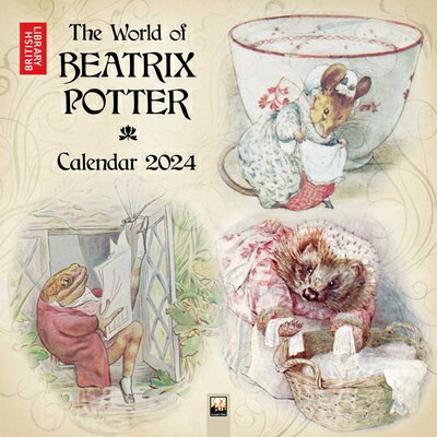 British Library: Beatrix Potter Wall Calendar 2024 (Art Calendar) BRITISH LIB BEATRIX POTTER WAL 