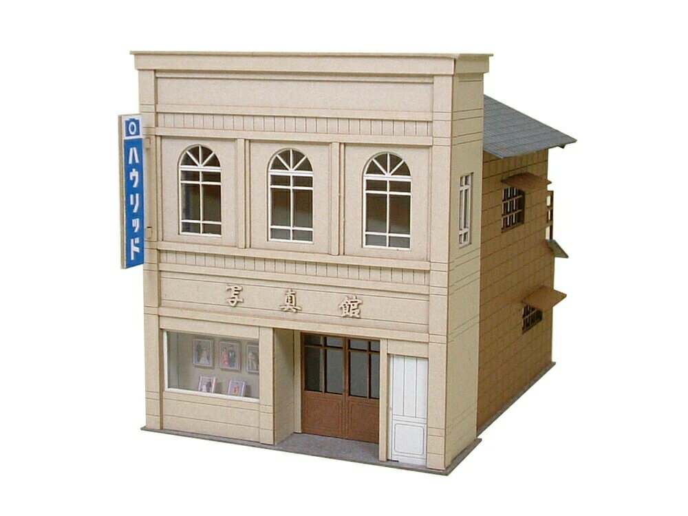 みにちゅあーとキット 情景シリーズ 【街角のお店ー2】 1/87 【MK05-06】 (ペーパークラフト)
