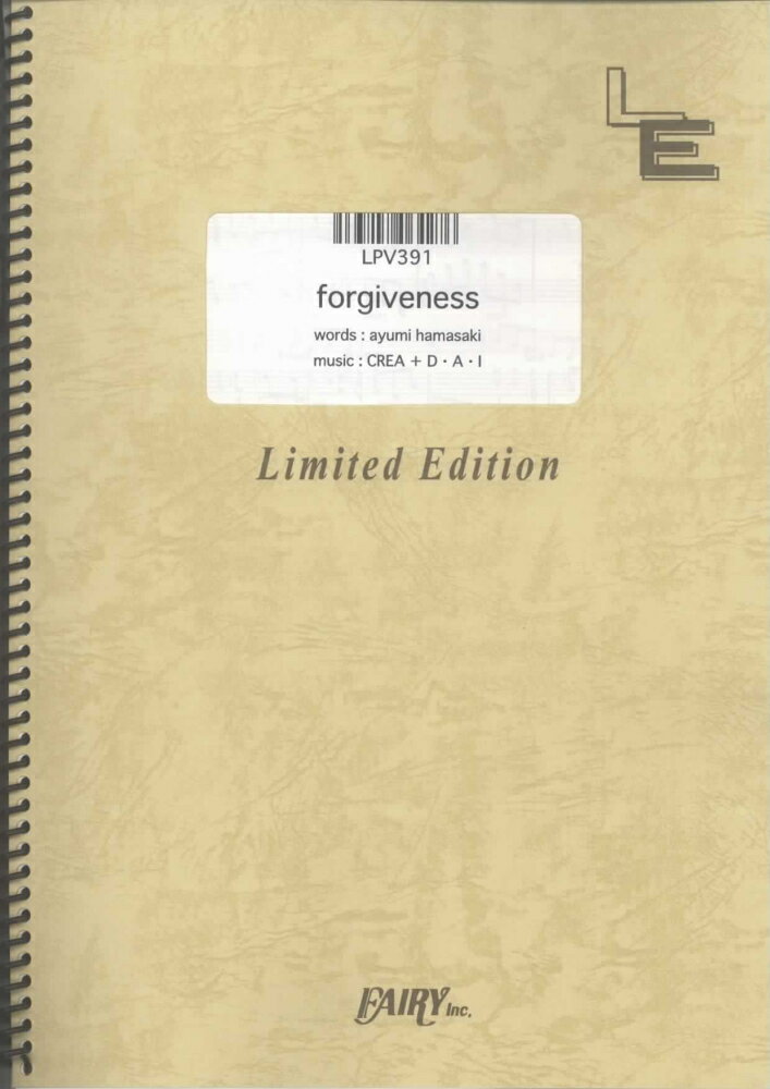 LPV391　forgiveness／浜崎あゆみ