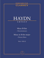 【輸入楽譜】ハイドン, Franz Joseph: ミサ曲 第10番 変ロ長調 Hob.XXII/12 「テレージア・ミサ」/原典版/トーマス編: スタディ・スコア