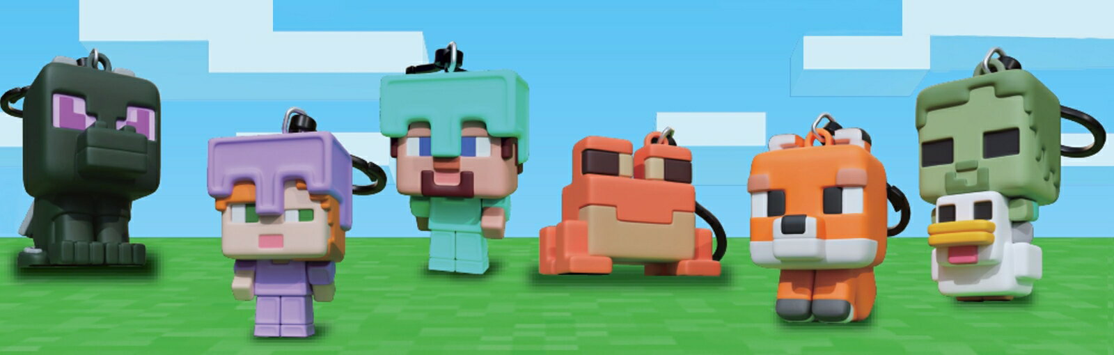 マインクラフト ブラインド立体ラバーキーホルダー（シリーズ2） BOX