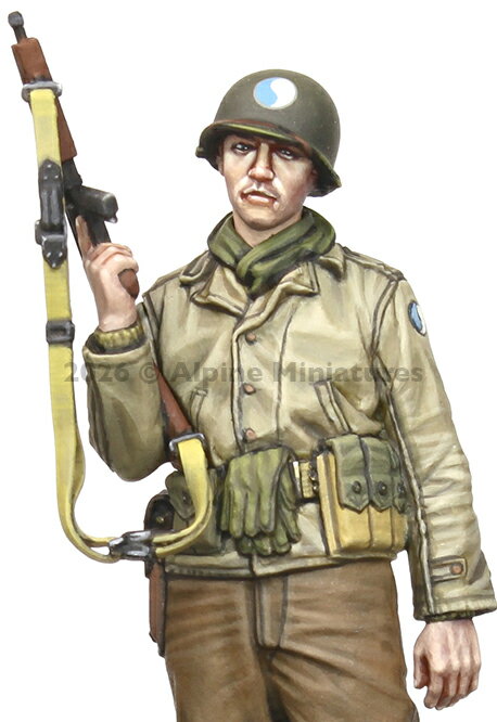 1/35 WWII アメリカ陸軍 歩兵将校 【AM35334】 (プラモデル)