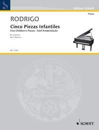【輸入楽譜】ロドリーゴ, Joaquin: 5つの子供のための作品
