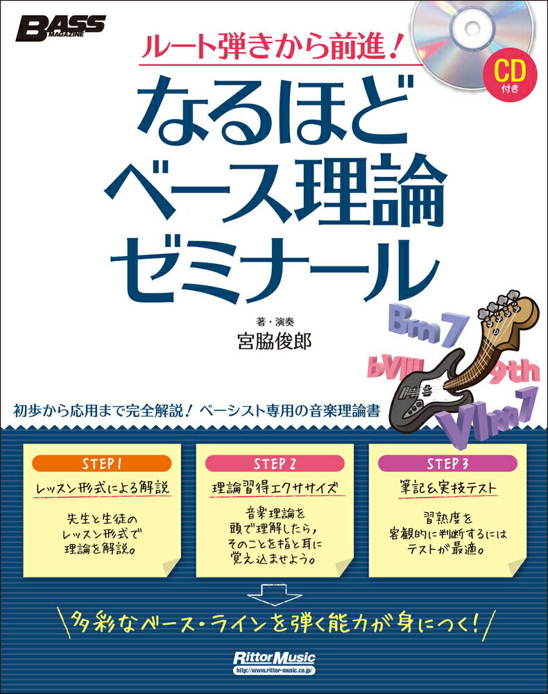 ルート弾きから前進！ なるほどベース理論ゼミナール