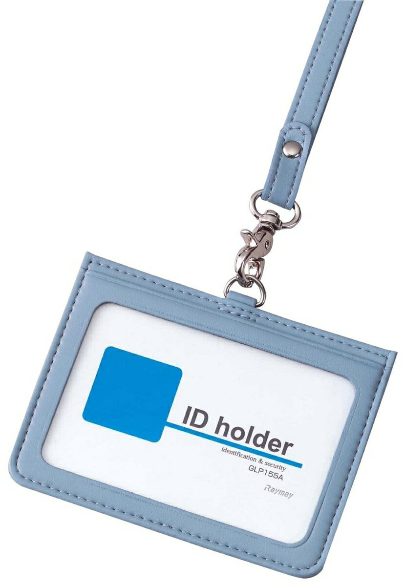 レイメイ藤井 名刺入れ IDカードホルダー イタリアン合皮 ブルー GLP155A