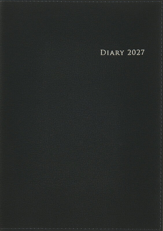 2027年 手帳 1月始まり No.431 デスクダイアリー カジュアル 1 [黒]高橋書店 A5判 ウィークリー