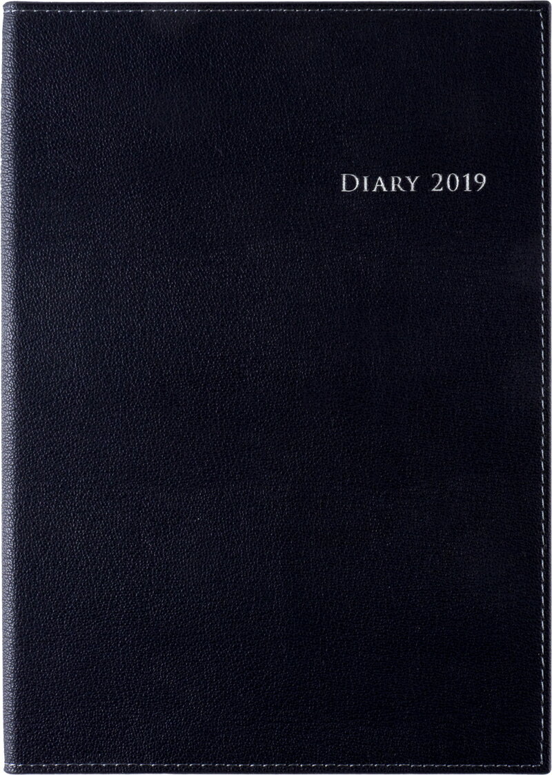 2019年版 1月始まり No.431 デスクダイアリーカジュアル1 黒