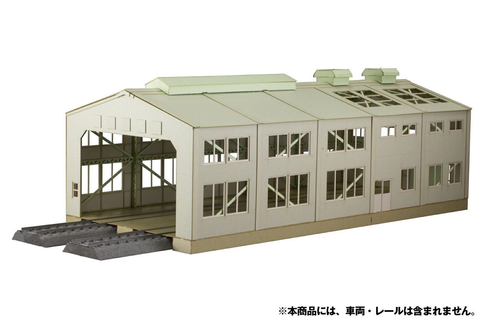 1/80 ペーパーキット 電車庫 【MS062】 (鉄道模型)