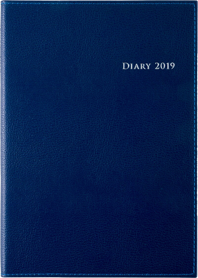 2019年版 1月始まり No.433 デスクダイアリーカジュアル3 ブルー