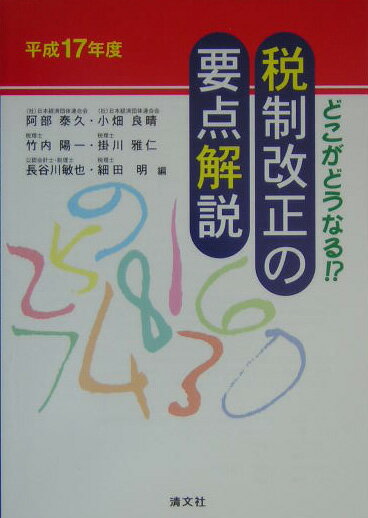 税制改正の要点解説（平成17年度）