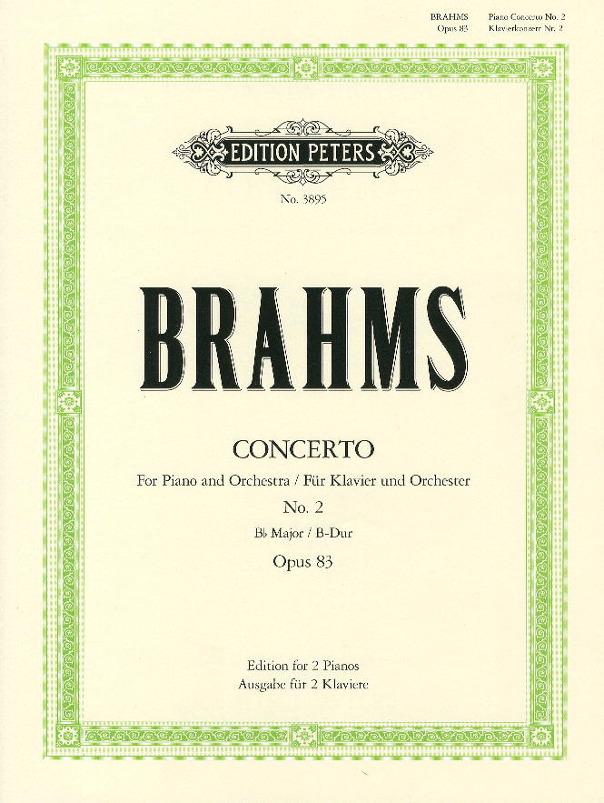 【輸入楽譜】ブラームス, Johannes: ピアノ協奏曲 第2番 変ロ長調 Op.83 [ ブラームス, Johannes ]