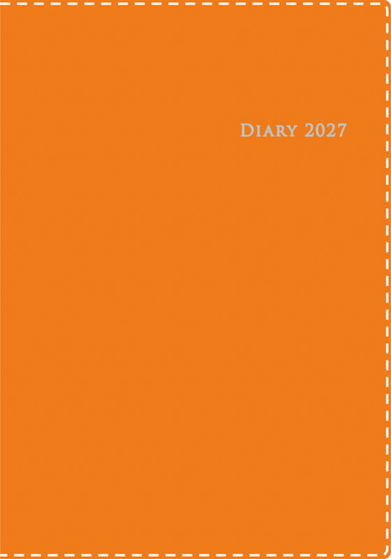 2027年 手帳 1月始まり No.434 デスクダイアリー カジュアル 4 [オレンジ]高橋書店 A5判 ウィークリー