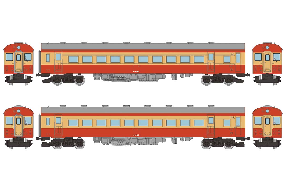 ジオコレ 鉄道コレクション 国鉄キハ08形 2両セット (鉄道模型 コレクション)のサムネイル