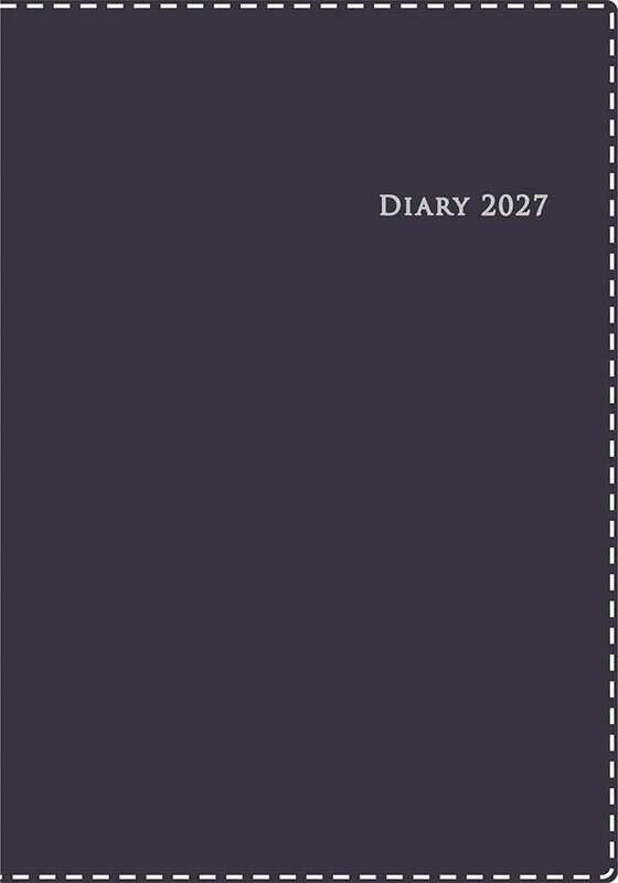 2027年　手帳　1月始まり　No.435　デスクダイアリー カジュアル 5　　[ダークネイビー]高橋書店　A5判　　ウィークリー