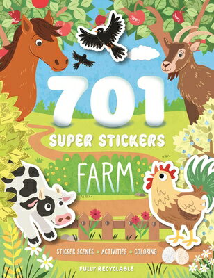 701 Super Stickers Farm: Fully Recyclable with Sticker Scenes, Coloring, and Activity Pages STICKERS-701 SUPER STICKERS FA 