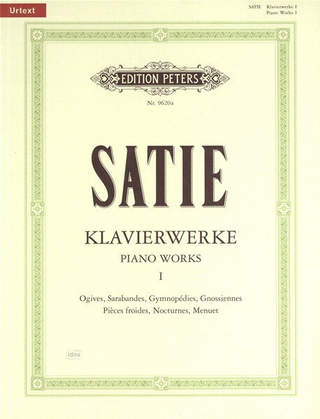 【輸入楽譜】サティ, Erik: サティ・ピアノ作品集 第1巻/Klemm編 [ サティ, Erik ]