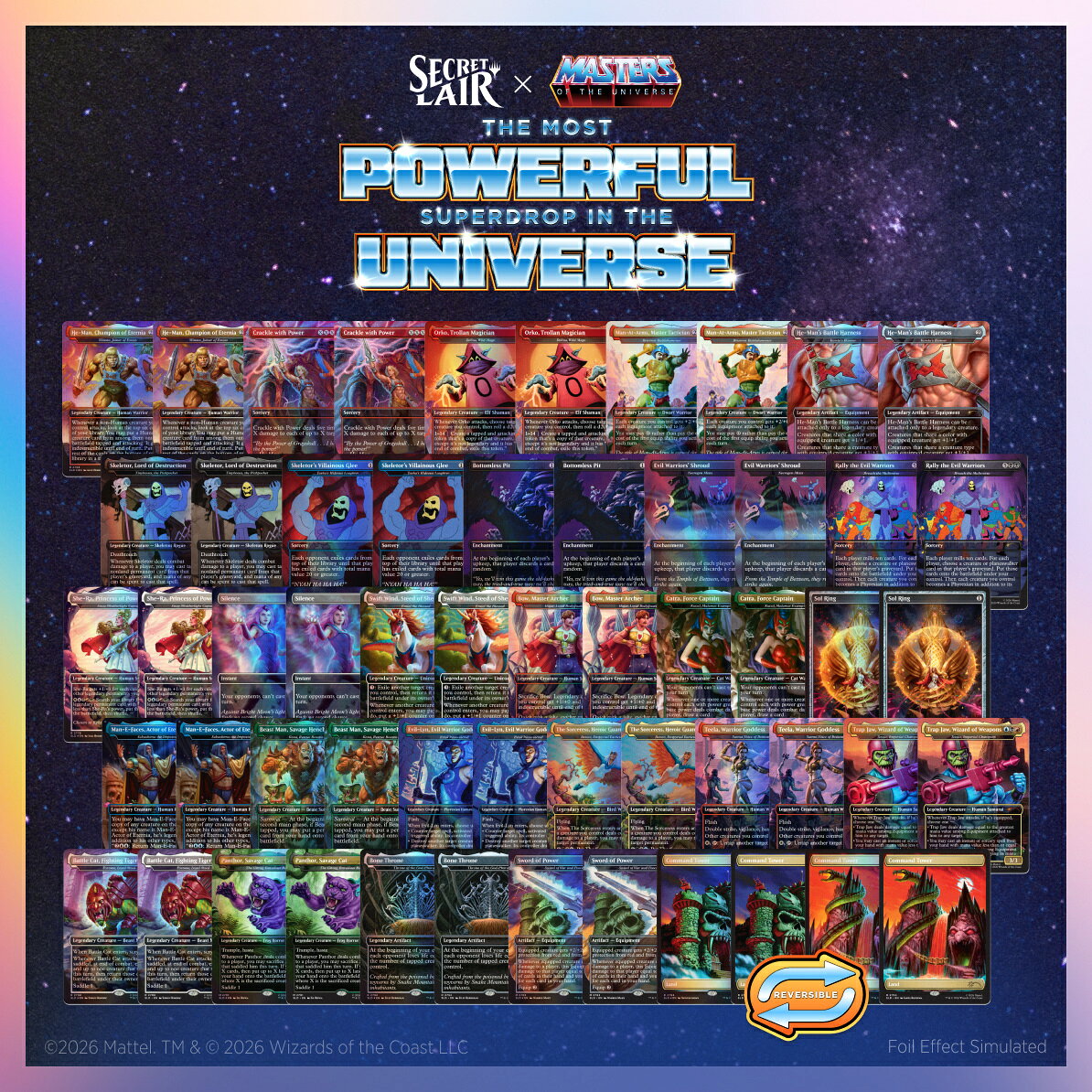 マジック：ザ・ギャザリング Secret Lair The Most Powerful Superdrop in the Universe The Most Powerful Everything Bundle(プロモカード特典)【クレジットカード決済限定】