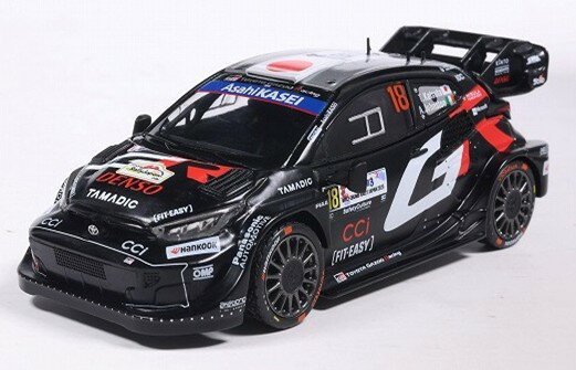 1/43 トヨタ GR ヤリス Rally1 Rally Japan 2025#18 T・勝田／A・Johnston 【KBSP26001B】 (ミニカー)