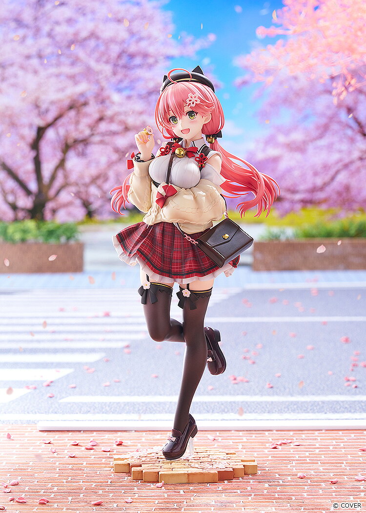 1/7 "Producción Hololive" Miko Sakura estilo cita ropa informal Ver. (Figura completa pintada) — vista 3