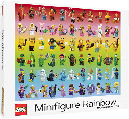 Lego Minifigure Rainbow 1000-Piece Puzzle 1000-P （Lego） [ ]