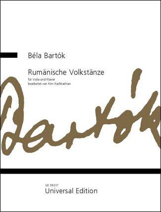 【輸入楽譜】バルトーク, Bela: ルーマニア民族舞曲/ビオラ用編曲/カシュカシャン編