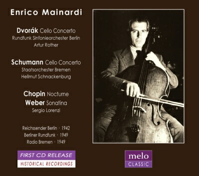 yAՁzCello Concerto: Mainardi(Vc) Rother / Berlin Rso +schumann: Schnackenburg / +chopin, Weber [ hHU[Ni1841-1904j ]