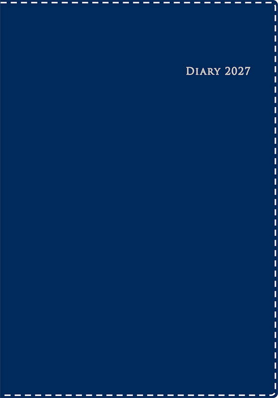 2027年 手帳 1月始まり No.439 デスクダイアリー カジュアル [ブルーブラック]高橋書店 B5判 ウィークリー