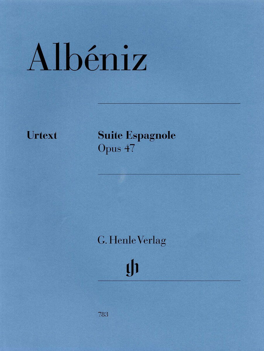 【輸入楽譜】アルベニス, Isaac: スペイン組曲 Op.47/原典版/Scheideler編/Konen運指
